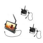 WRV-2CAM Draadloze achteruitrijcamera Kit met monitor en 2 camera’s